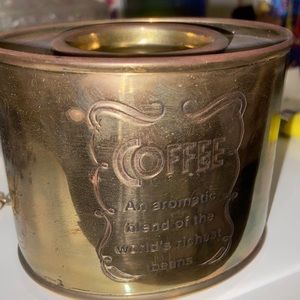 Antique coffee can